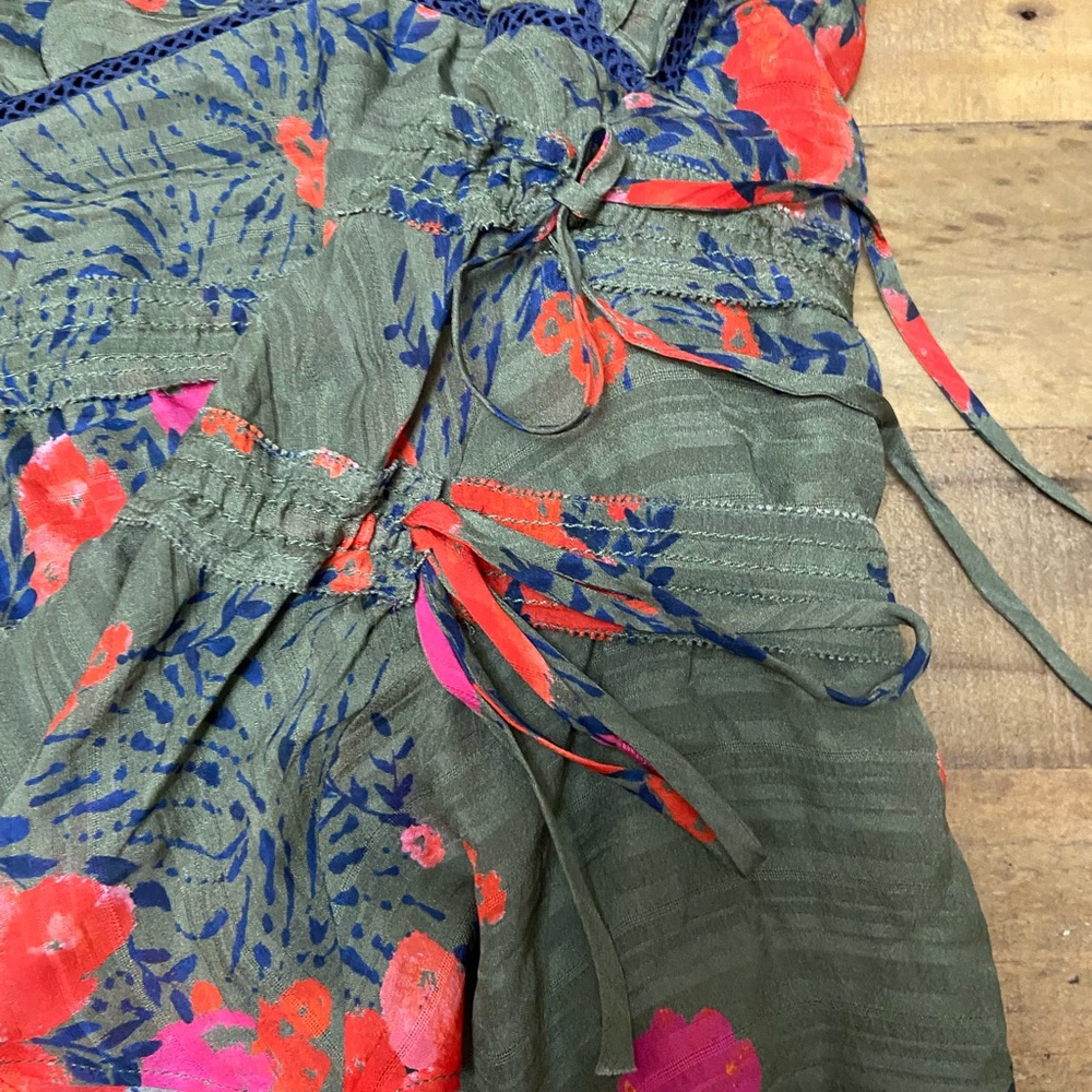 TANYA TAYLOR Anita Flutter Sleeve Blouse - Picture 7 of 14